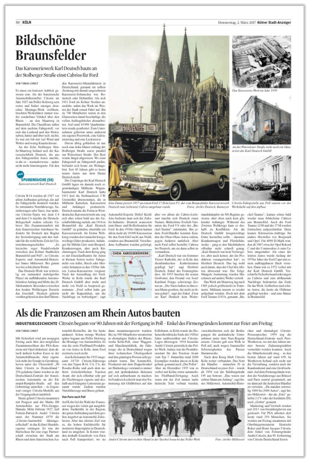 Franzosen bauen Autos in Köln